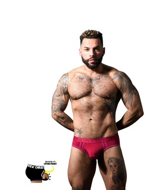 Andrew Christian CoolFlex Modal Brief w/ SHOW-IT® Burgundy