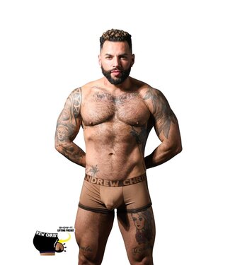 Andrew Christian CoolFlex Modal Boxer w/ SHOW-IT® Chocolate