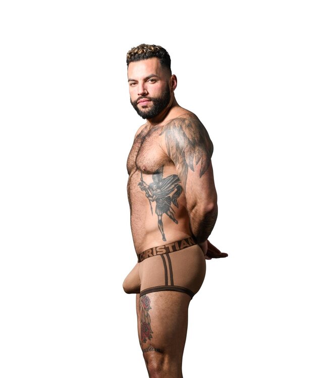 Andrew Christian  CoolFlex Modal Boxer w/ SHOW-IT® Chocolate