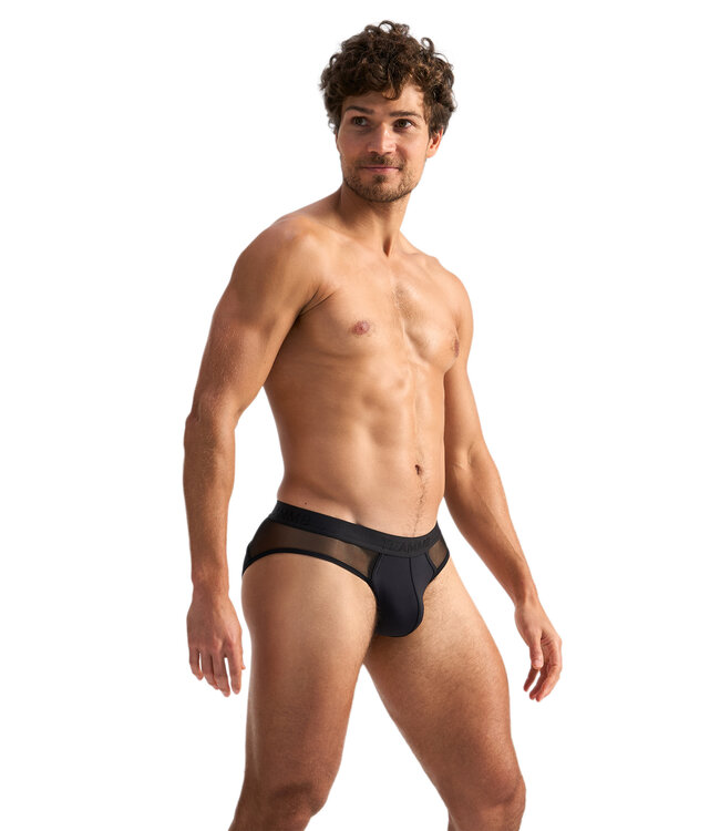 TEAMM8 Score Sheer Slim Brief - Black