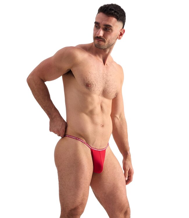 TEAMM8 Glide Micro Thong - Vermillion