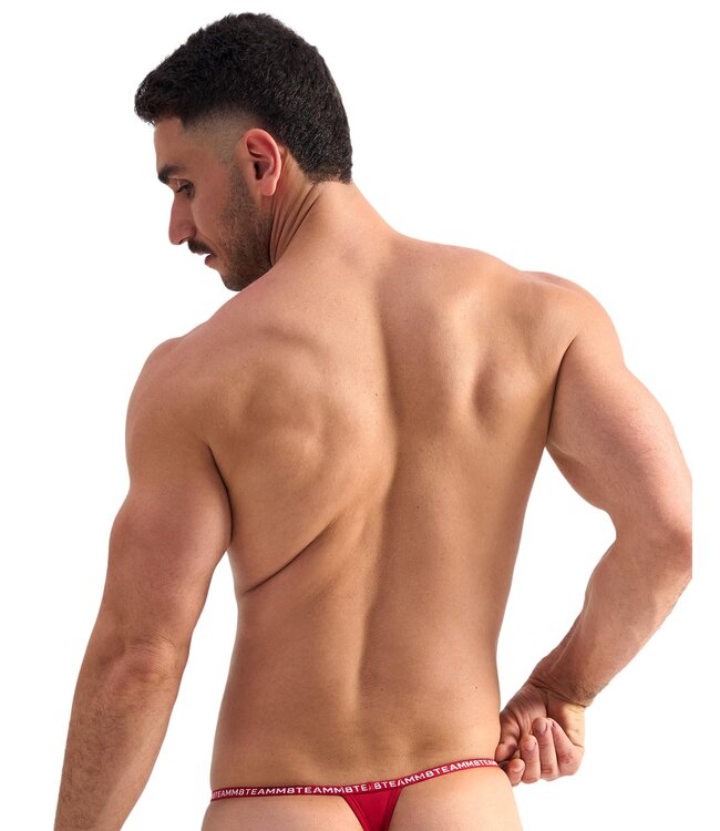 TEAMM8 Glide Micro Thong - Vermillion