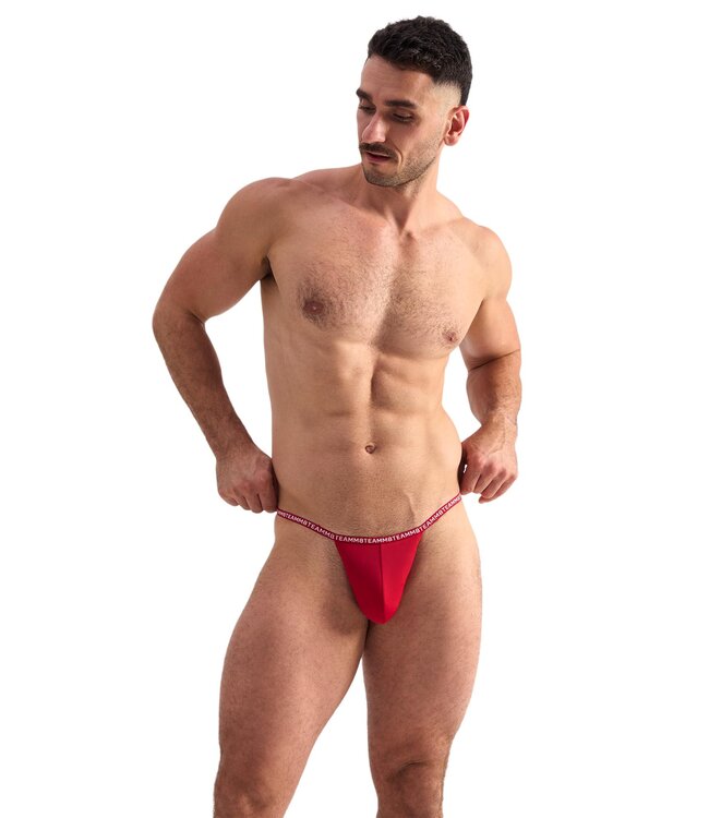TEAMM8 Glide Micro Thong - Vermillion