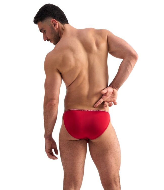 TEAMM8 Glide Micro Brief - Vermillion