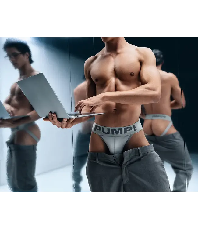 PUMP Gray Classic Jockstrap