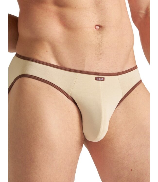 TEAMM8 Flaunt Bikini Brief Latte