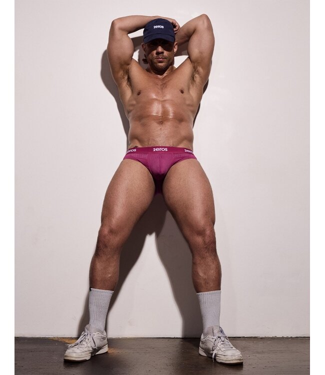 2 Eros Aktiv NRG Brief Underwear - Fuchsia