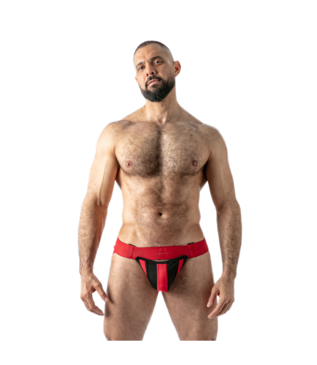 Locker Gear Open Access Jockstrap Red