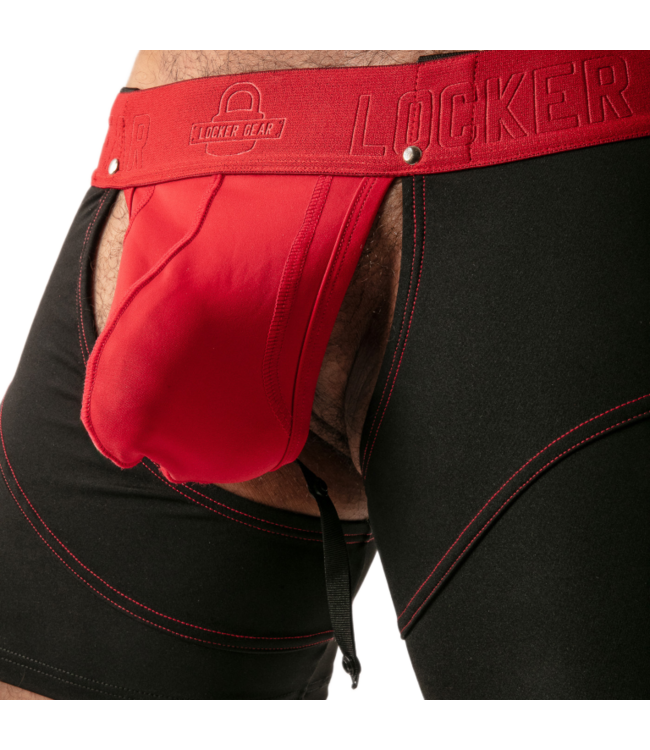 Locker Gear Open Access Short Champs Red