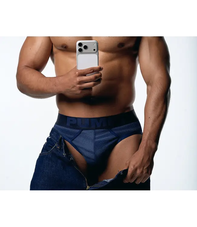 PUMP Indigo Blue Brief