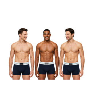 Bikkembergs 3-pack herenboxers Marine