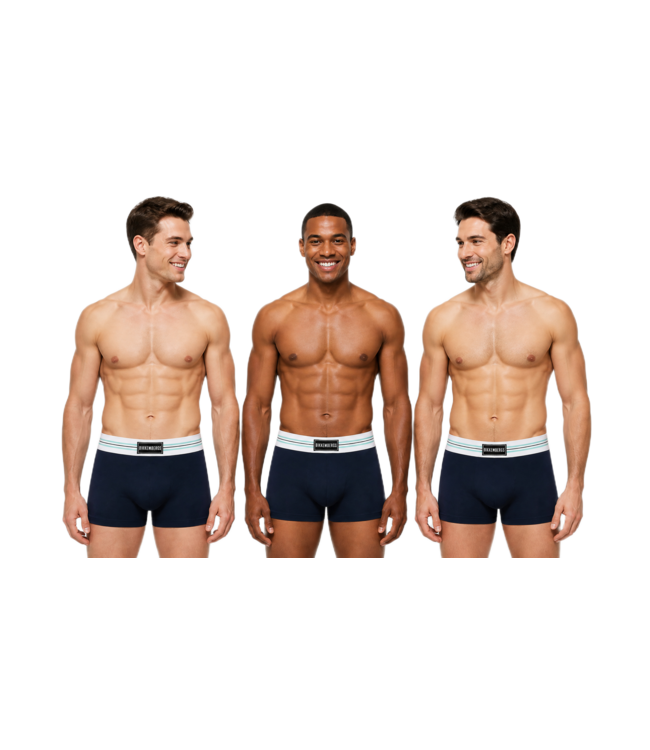 Bikkembergs 3-pack herenboxers Marine