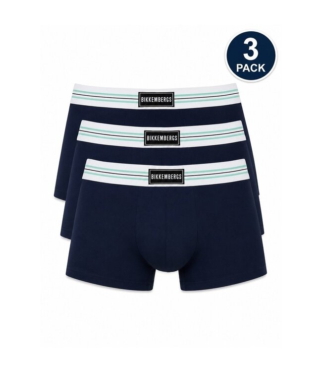 Bikkembergs 3-pack herenboxers Marine