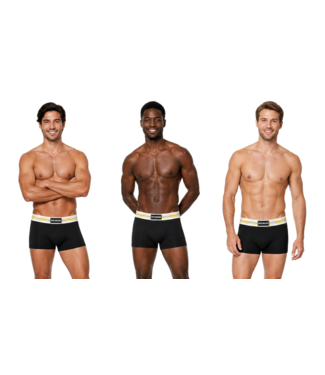 Bikkembergs 3-pack herenboxers Marine/Yellow