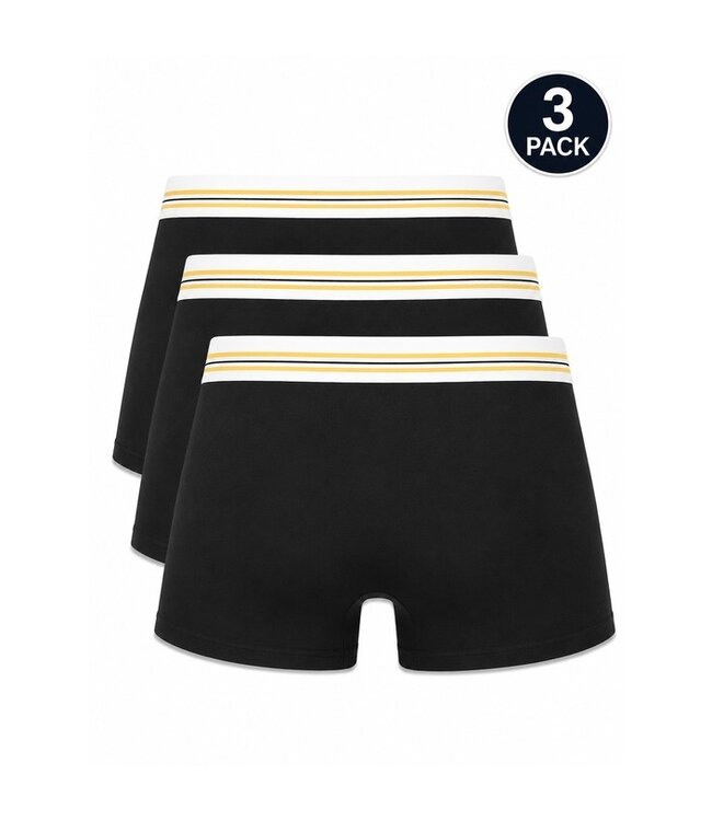 Bikkembergs 3-pack herenboxers Marine/Yellow