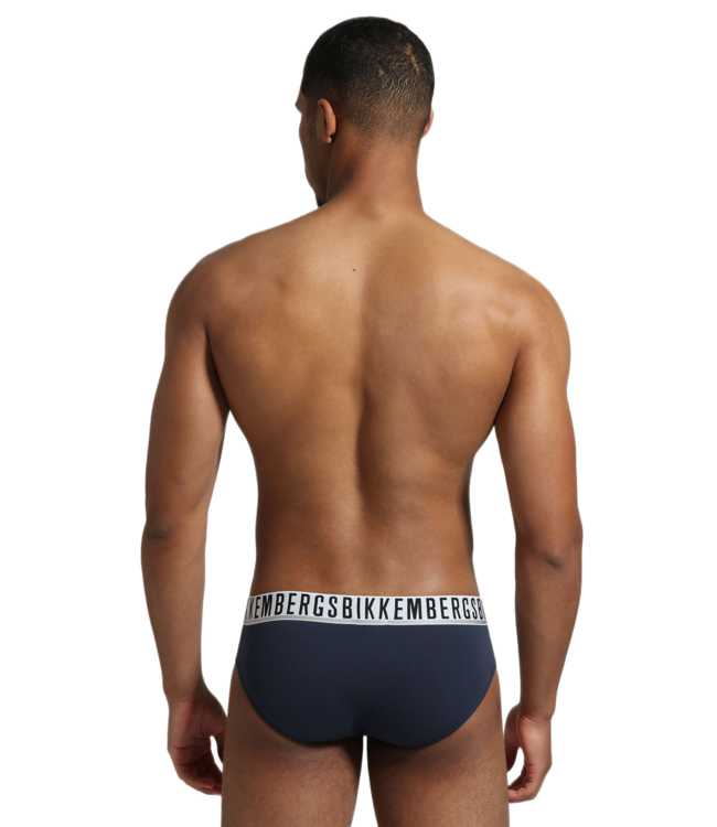 Bikkembergs 3-Pack Classic Briefs White/Black/Marine