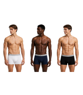 Bikkembergs 3-pack herenboxers White/Marine/Black