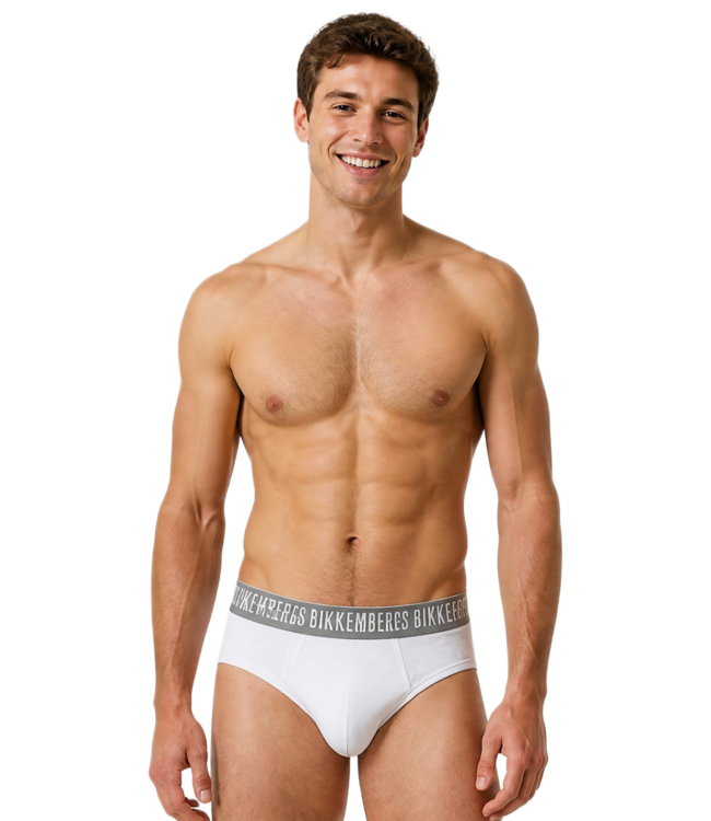Bikkembergs 3-Pack Briefs White/Black/Marine