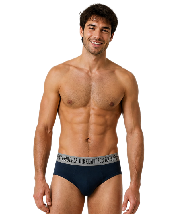 Bikkembergs 3-Pack Briefs White/Black/Marine