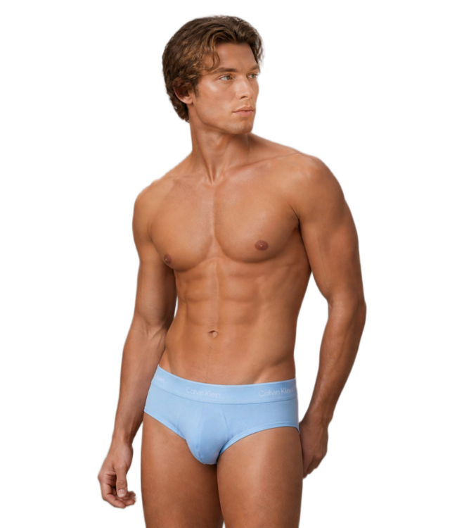 Calvin Klein 3-Pack Briefs Black/Glacier/Blue bell