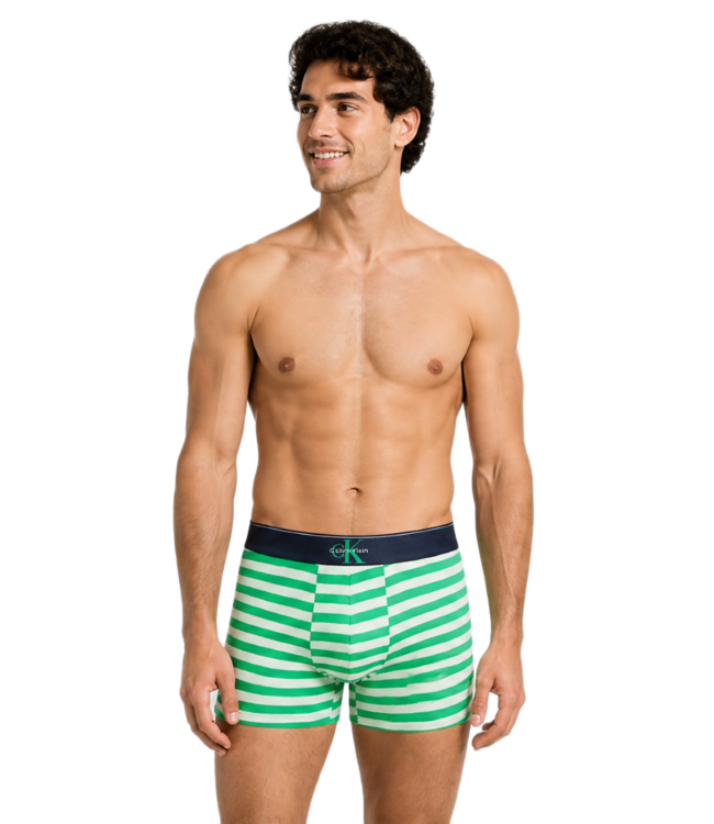 Calvin Klein 3-Pack Boxers Navy - Pastel Blue - Green