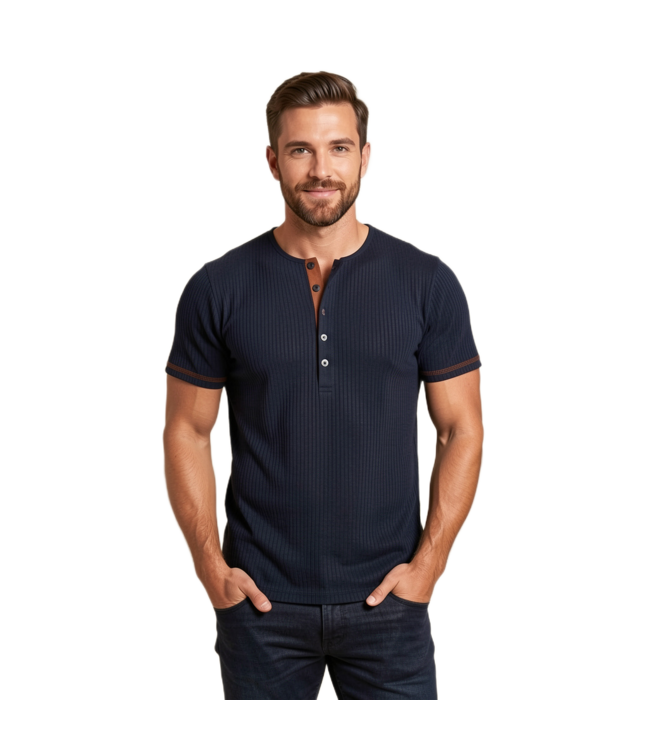 Henley Shirt Black
