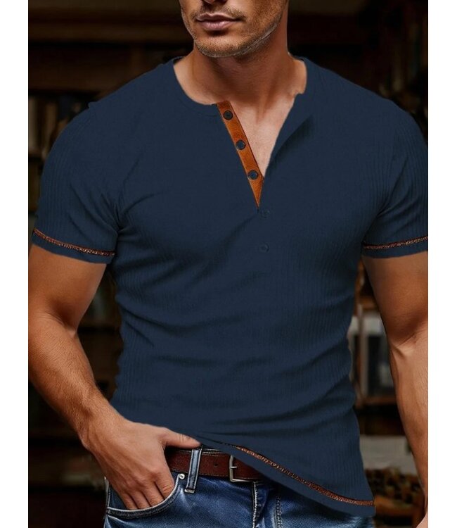 Henley Shirt Black