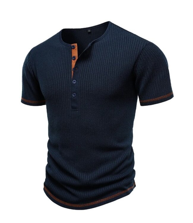 Henley Shirt Black