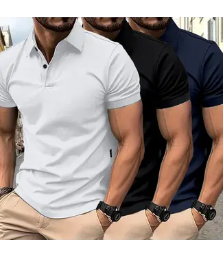 Slim Fit Polo Shirt – 3-Pack