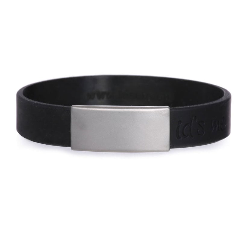 Id's me SportID Mini Zwart SOS armband