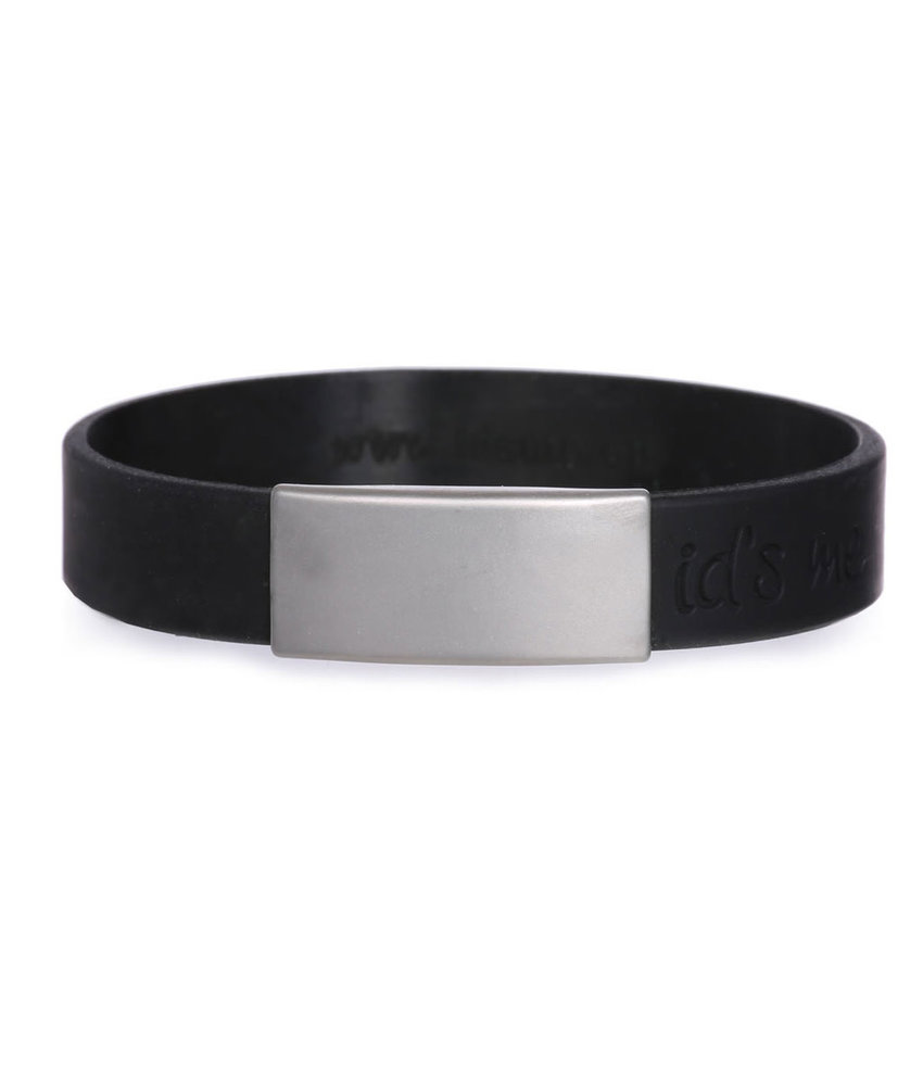 Id's me SportID Mini Zwart SOS armband