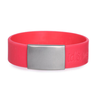 Id's me SportID Maxi Rood SOS armband