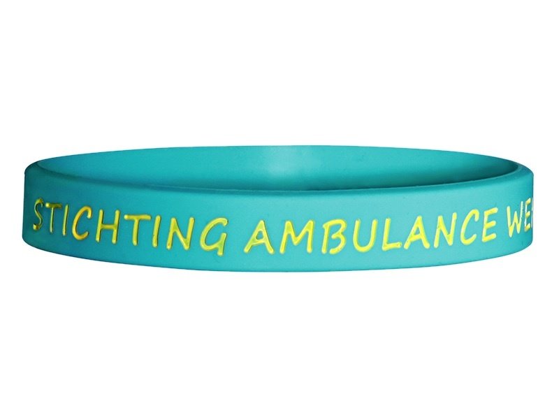Id's me Stichting Ambulance Wens Siliconen Armband