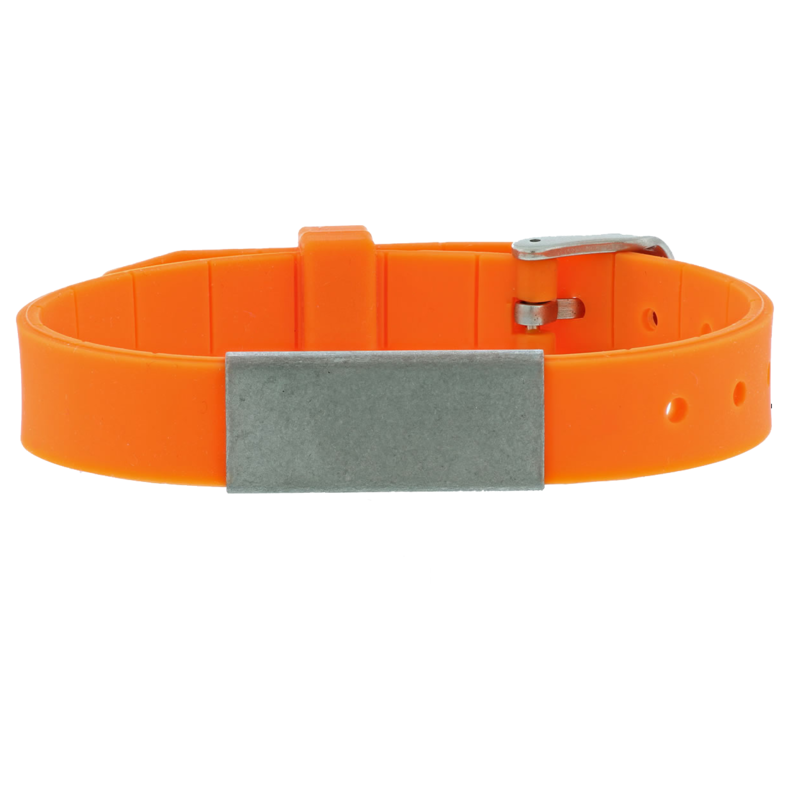 Id's me HealthID Mini Oranje SOS Armband