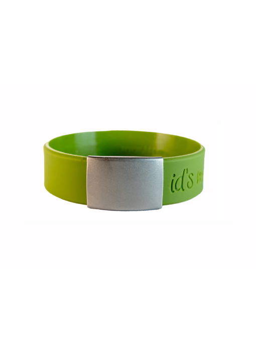 Id's me SportID Maxi Legergroen SOS armband