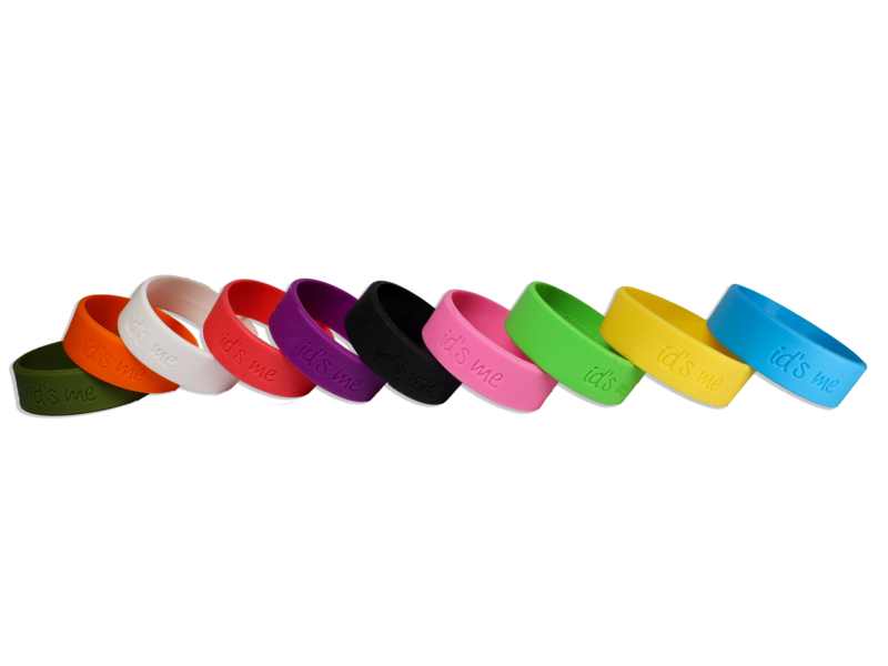 Id's me Extra bandjes MAXI - gemixed - 4 kleuren