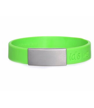Id's me SportID Mini Groen SOS armband