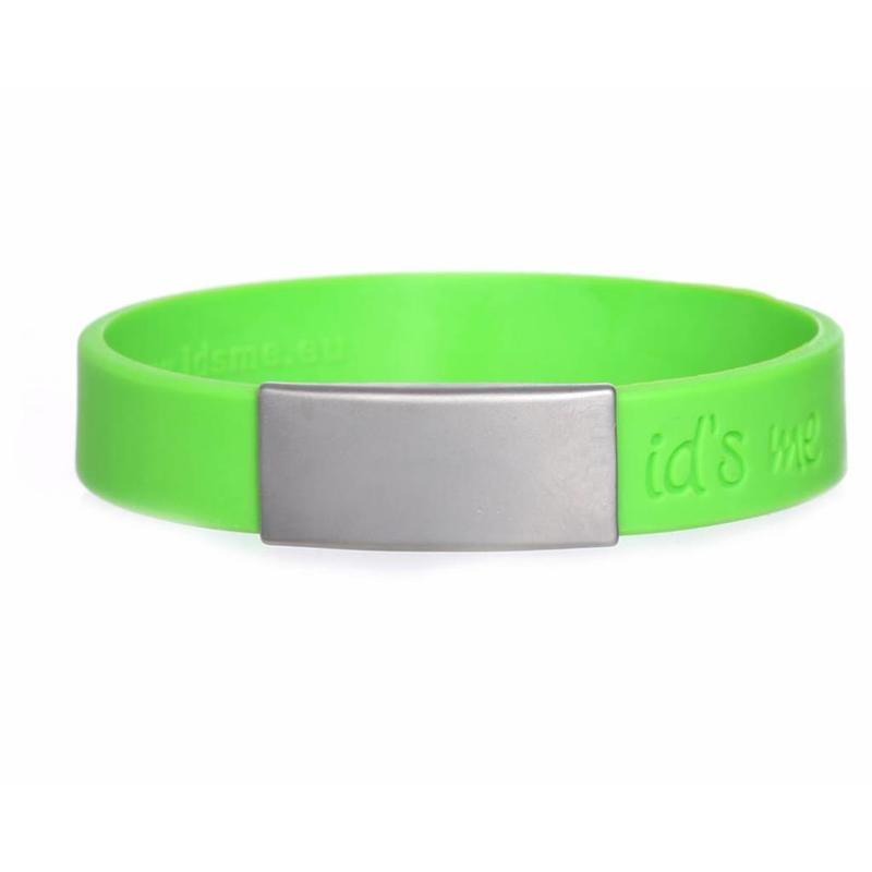 Id's me SportID Mini Groen SOS armband