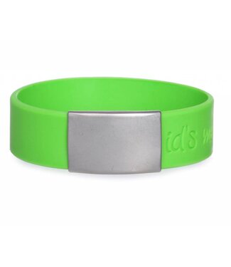 Id's me SportID Maxi Groen SOS armband