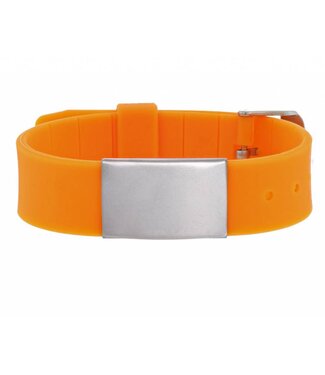 Id's me HealthID Maxi Oranje SOS Armband