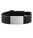 Id's me HealthID Maxi Zwart SOS Armband