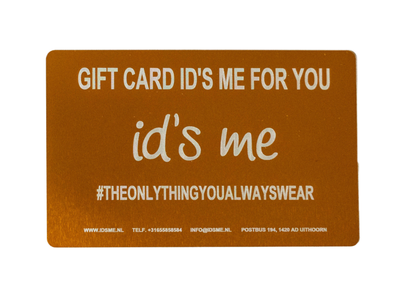 Id's me Gift Card Id's Me for You