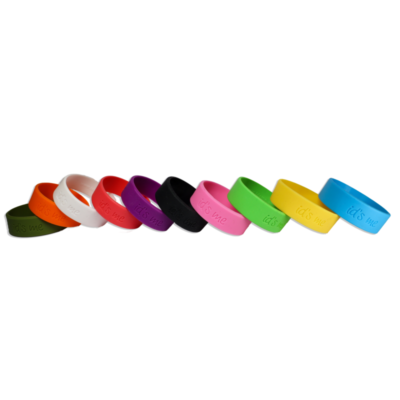 Id's me Extra bandjes MAXI - mix van 4 kleuren