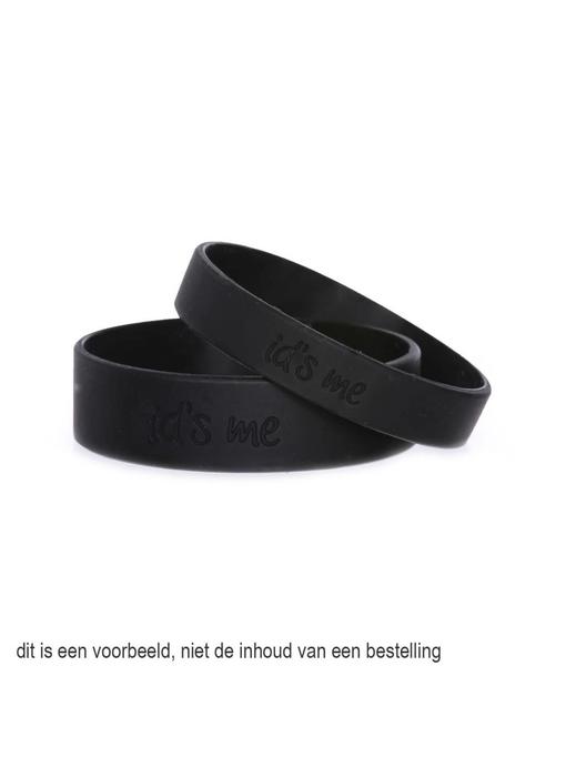 Id's me Extra Bandjes Mini Zwart