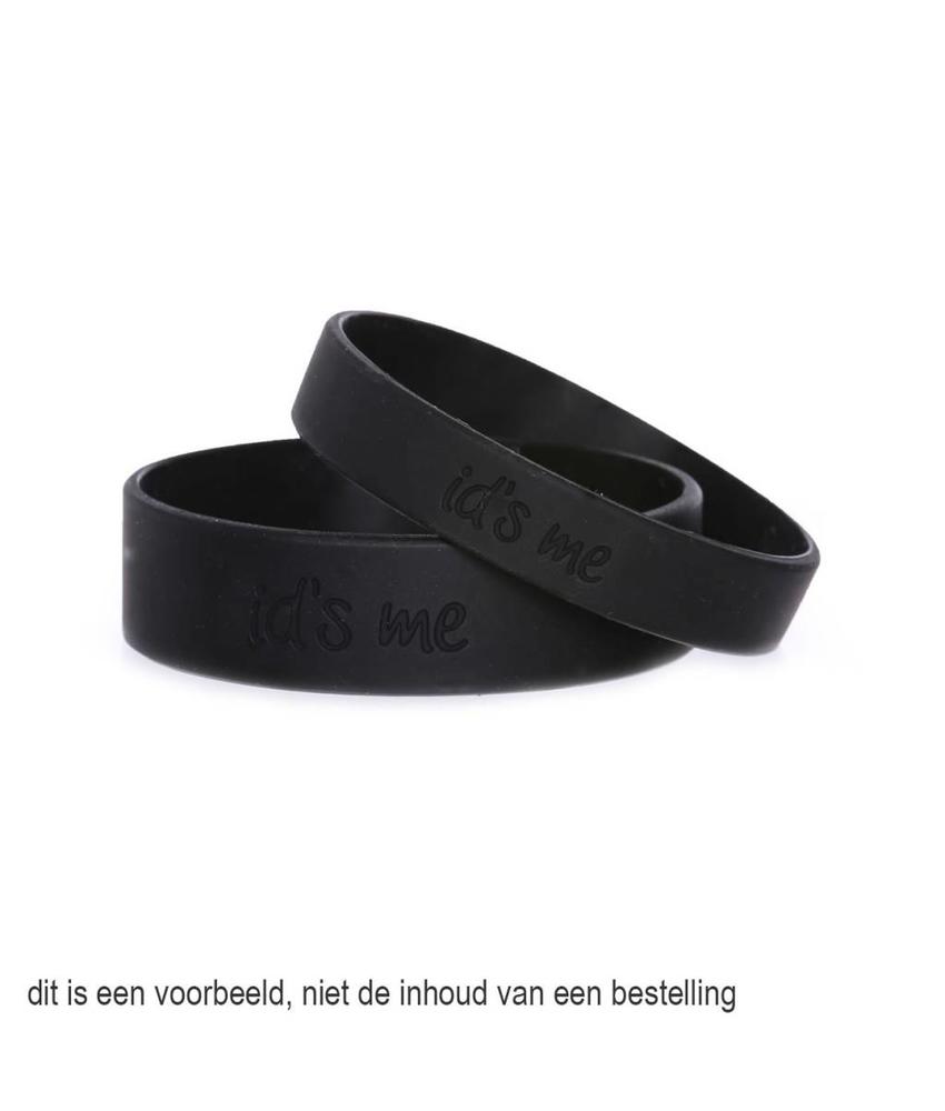 Id's me Extra Bandjes Mini Zwart