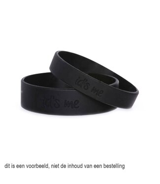 Id's me Extra Bandjes Maxi Zwart