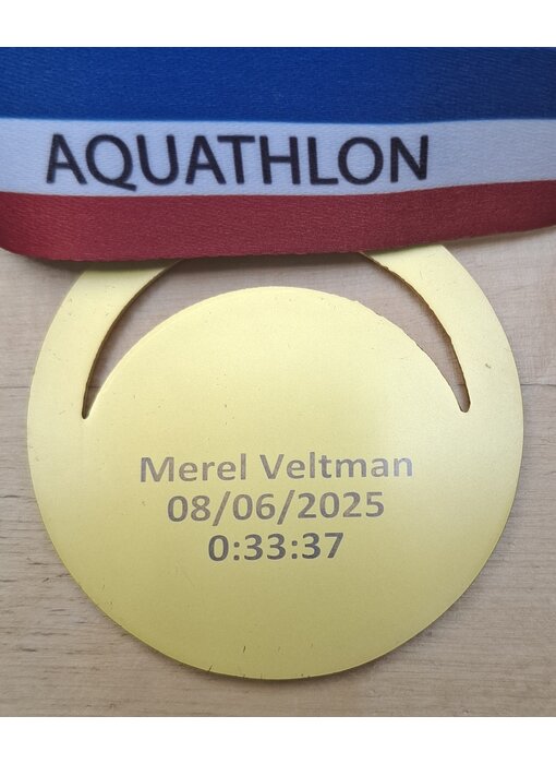 Id's me Medaille Graveren - TRIATHLON