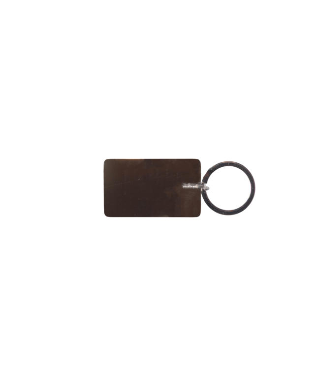 Id's me Id's me Sleutelhanger met gravering - rechthoekig