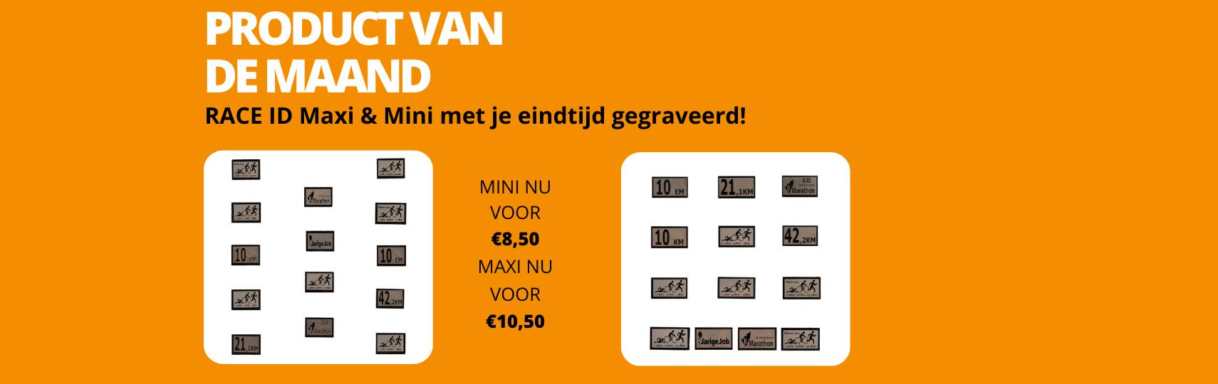 Voortaan draag je je PR's altijd zichtbaar bij je!