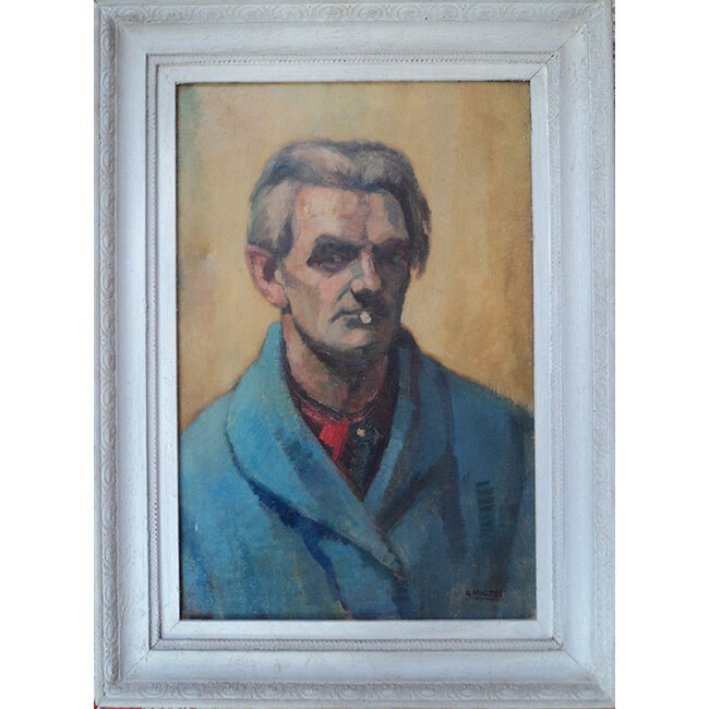 Noltee Cor (1903-1967) - Olieverf - Zelfportret